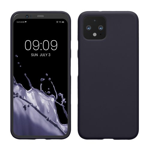 Husa Kwmobile pentru Google Pixel 4, Albastru inchis, Silicon, KWM000010ON014C