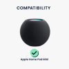 Husa Kwmobile pentru Apple HomePod Mini, Negru, Silicon, KWM000024SP001C