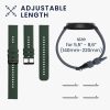 Set 2 Curele Kwmobile pentru Huawei Watch 4/Watch 4 Pro/Watch 3, Verde inchis/Albastru, Silicon, KWM000024SW002C