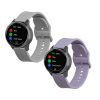 Set 2 Curele Kwmobile pentru Garmin Vivoactive 4/Venu 2/Forerunner 255, Multicolor/Mov, Silicon, KWM000024SX001C