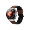 Curea Kwmobile pentru Huawei Watch 4/Watch 4 Pro, Maro/Negru, Piele naturala, KWM000024TA001C