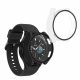 Set 2 Huse Kwmobile cu sticla securizata pentru Samsung Galaxy Watch 6, Negru/Transparent, Plastic, KWM000024TC001C