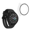 Set 2 Huse Kwmobile cu sticla securizata pentru Samsung Galaxy Watch 6, Negru/Transparent, Plastic, KWM000024TC001C