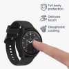 Set 2 Huse Kwmobile cu sticla securizata pentru Samsung Galaxy Watch 6, Negru/Transparent, Plastic, KWM000024TC001C