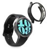 Set 2 Huse Kwmobile pentru Samsung Galaxy Watch 6, Negru/Transparent, Silicon, KWM000024TH002C