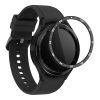 Rama cadran Kwmobile pentru Samsung Galaxy Watch 6 Classic, Negru/Argintiu, Aluminiu, KWM000024TK001C