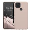 Husa Kwmobile pentru Google Pixel 5, Crem, Silicon, KWM0000116C020C