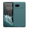 Husa Kwmobile pentru Google Pixel 7a, Verde inchis, Silicon, KWM000019YE017C