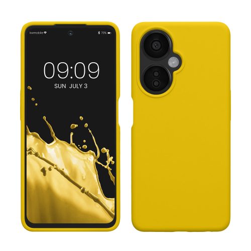 Husa Kwmobile pentru OnePlus Nord CE 3 Lite/Nord N30, Galben, Silicon, KWM000018XT008C