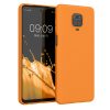 Husa Kwmobile pentru Xiaomi Redmi Note 9S/Redmi Note 9 Pro/Redmi Note 9 Pro Max, Portocaliu, Silicon, KWM000011AH048C