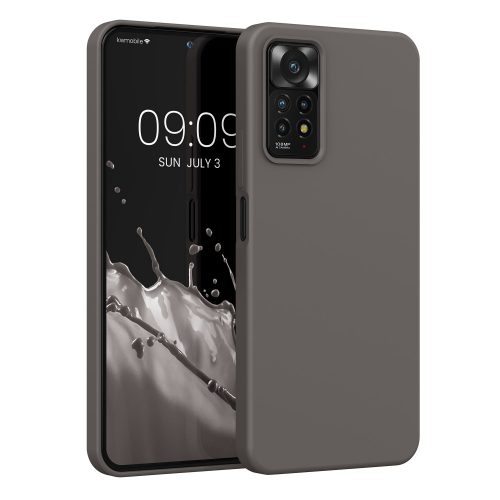 Husa Kwmobile pentru Xiaomi Redmi Note 11 Pro/Redmi Note 11 Pro 5G/Redmi Note 12 Pro, Gri, Silicon, KWM0000151A055C