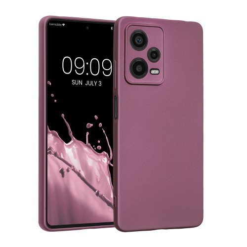 Husa Kwmobile pentru Xiaomi Redmi Note 12 Pro 5G, Mov, Silicon, KWM000018CO005C