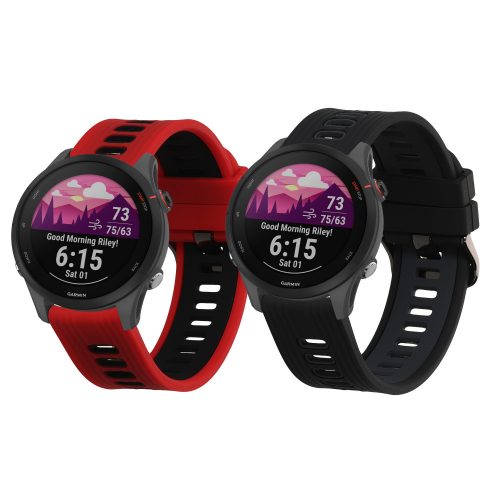 Set 2 Curele Kwmobile pentru Garmin Forerunner 255, Multicolor, Silicon, KWM000024TY001C