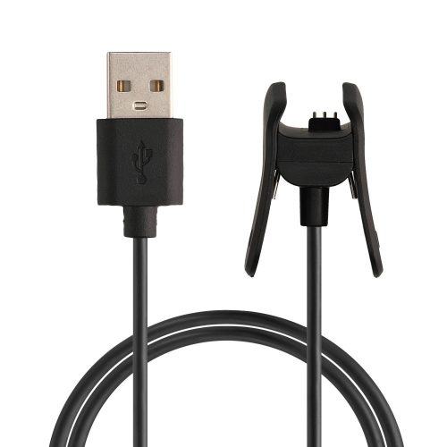 Cablu alimentare USB Kwmobile pentru Garmin Vivosmart 4, Negru, Plastic, KWM000024UD001C