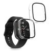 Set 2 Huse Kwmobile cu sticla securizata pentru Honor Watch 4, Transparent, Plastic, KWM000024UK001C