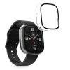 Set 2 Huse Kwmobile cu sticla securizata pentru Honor Watch 4, Transparent, Plastic, KWM000024UK001C