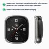 Set 2 Huse Kwmobile cu sticla securizata pentru Honor Watch 4, Transparent, Plastic, KWM000024UK001C