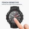 Set 2 Folii de protectie Kwmobile pentru Amazfit T-Rex, Transparent/Negru, Polimer, KWM000024VB001C