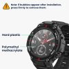 Set 2 Folii de protectie Kwmobile pentru Amazfit T-Rex, Transparent/Negru, Polimer, KWM000024VB001C