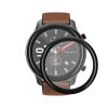 Set 2 Folii de protectie Kwmobile pentru Amazfit GTR Mini, Transparent/Negru, Polimer, KWM000024VE001C