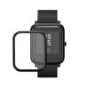 Set 2 Folii de protectie Kwmobile pentru Amazfit Bip 3, Transparent/Negru, Polimer, KWM000024VH001C