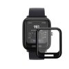 Set 2 Folii de protectie Kwmobile pentru Amazfit Bip U/Bip U Pro, Transparent/Negru, Polimer, KWM000024VJ001C