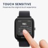 Set 2 Folii de protectie Kwmobile pentru Amazfit Bip U/Bip U Pro, Transparent/Negru, Polimer, KWM000024VJ001C