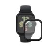 Set 2 Folii de protectie Kwmobile pentru Amazfit GTS 3, Transparent/Negru, Polimer, KWM000024VK001C