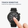 Set 2 Folii de protectie Kwmobile pentru Amazfit GTR 4, Transparent/Negru, Polimer, KWM000024VN001C