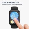 Set 2 Folii de protectie Kwmobile pentru Huawei Watch Fit 2, Transparent/Negru, Polimer, KWM000024VS001C