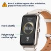 Set 2 Folii de protectie Kwmobile pentru Huawei Watch Fit mini, Transparent/Negru, Polimer, KWM000024VT001C