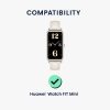 Set 2 Folii de protectie Kwmobile pentru Huawei Watch Fit mini, Transparent/Negru, Polimer, KWM000024VT001C