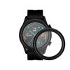 Set 2 Folii de protectie Kwmobile pentru Huawei Watch GT2 (42mm), Transparent/Negru, Polimer, KWM000024VU001C