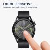 Set 2 Folii de protectie Kwmobile pentru Huawei Watch GT 3 (46mm), Transparent/Negru, Polimer, KWM000024VX001C