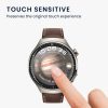 Set 2 Folii de protectie Kwmobile pentru Huawei Watch 4 Pro, Transparent/Negru, Polimer, KWM000024VZ001C