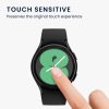 Set 2 Folii de protectie Kwmobile pentru Samsung Galaxy Watch 4, Transparent/Negru, Polimer, KWM000024WD001C