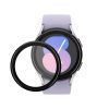 Set 2 Folii de protectie Kwmobile pentru Samsung Galaxy Watch 5, Transparent/Negru, Polimer, KWM000024WF001C