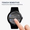 Set 2 Folii de protectie Kwmobile pentru Google Pixel Watch, Transparent/Negru, Polimer, KWM000024WH001C