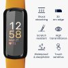 Set 2 Folii de protectie Kwmobile pentru Fitbit Inspire 3, Transparent/Negru, Polimer, KWM000024WJ001C