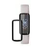 Set 2 Folii de protectie Kwmobile pentru Fitbit Luxe, Transparent/Negru, Polimer, KWM000024WN001C