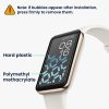 Set 2 Folii de protectie Kwmobile pentru Xiaomi Mi Band 7 Pro, Transparent/Negru, Polimer, KWM000024WP001C