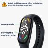 Set 2 Folii de protectie Kwmobile pentru Xiaomi Mi Band 7, Transparent/Negru, Polimer, KWM000024WQ001C