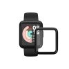 Set 2 Folii de protectie Kwmobile pentru Xiaomi Redmi Watch 2 Lite, Transparent/Negru, Polimer, KWM000024WS001C