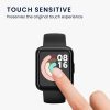 Set 2 Folii de protectie Kwmobile pentru Xiaomi Redmi Watch 2 Lite, Transparent/Negru, Polimer, KWM000024WS001C