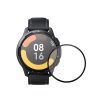 Set 2 Folii de protectie Kwmobile pentru Xiaomi Watch S1 Active, Transparent/Negru, Polimer, KWM000024WT001C