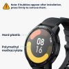 Set 2 Folii de protectie Kwmobile pentru Xiaomi Watch S1 Active, Transparent/Negru, Polimer, KWM000024WT001C