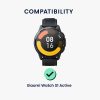 Set 2 Folii de protectie Kwmobile pentru Xiaomi Watch S1 Active, Transparent/Negru, Polimer, KWM000024WT001C