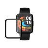 Set 2 Folii de protectie Kwmobile pentru Xiaomi Poco Watch, Transparent/Negru, Polimer, KWM000024WW001C