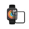 Set 2 Folii de protectie Kwmobile pentru Xiaomi Poco Watch, Transparent/Negru, Polimer, KWM000024WW001C