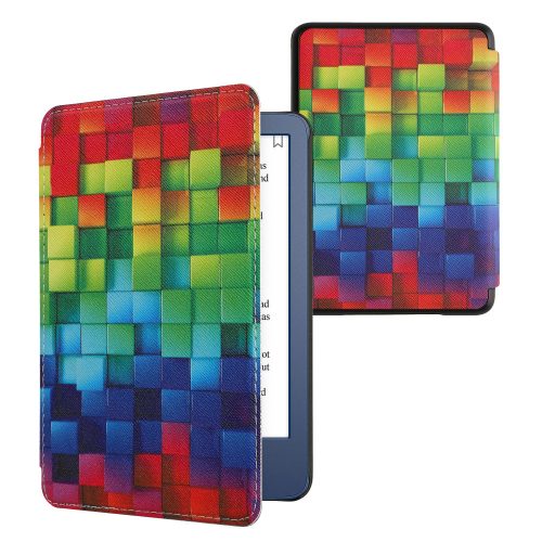 Husa Kwmobile pentru Amazon Kindle (2022), Multicolor, Piele ecologica, KWM000017LI019C